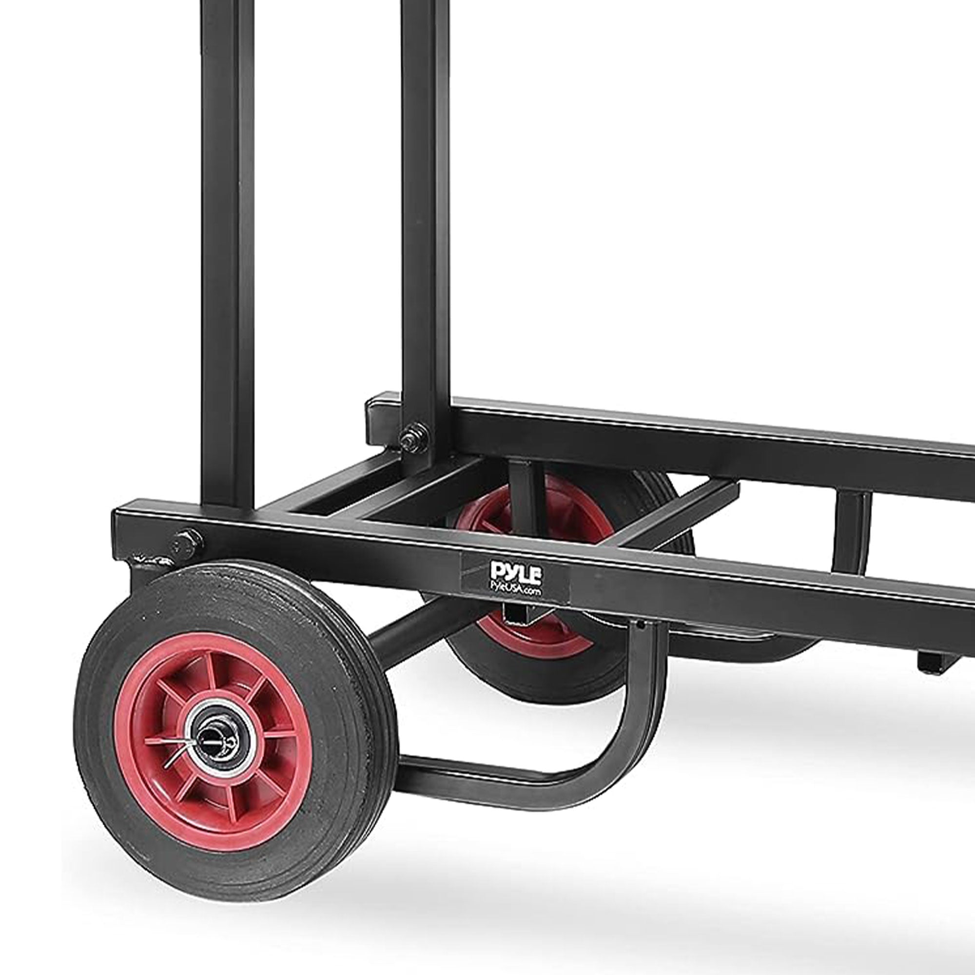 Pyle Adjustable Folding Hand Truck Dolly Platform Equipment Cart, Black (Used) - VMInnovations