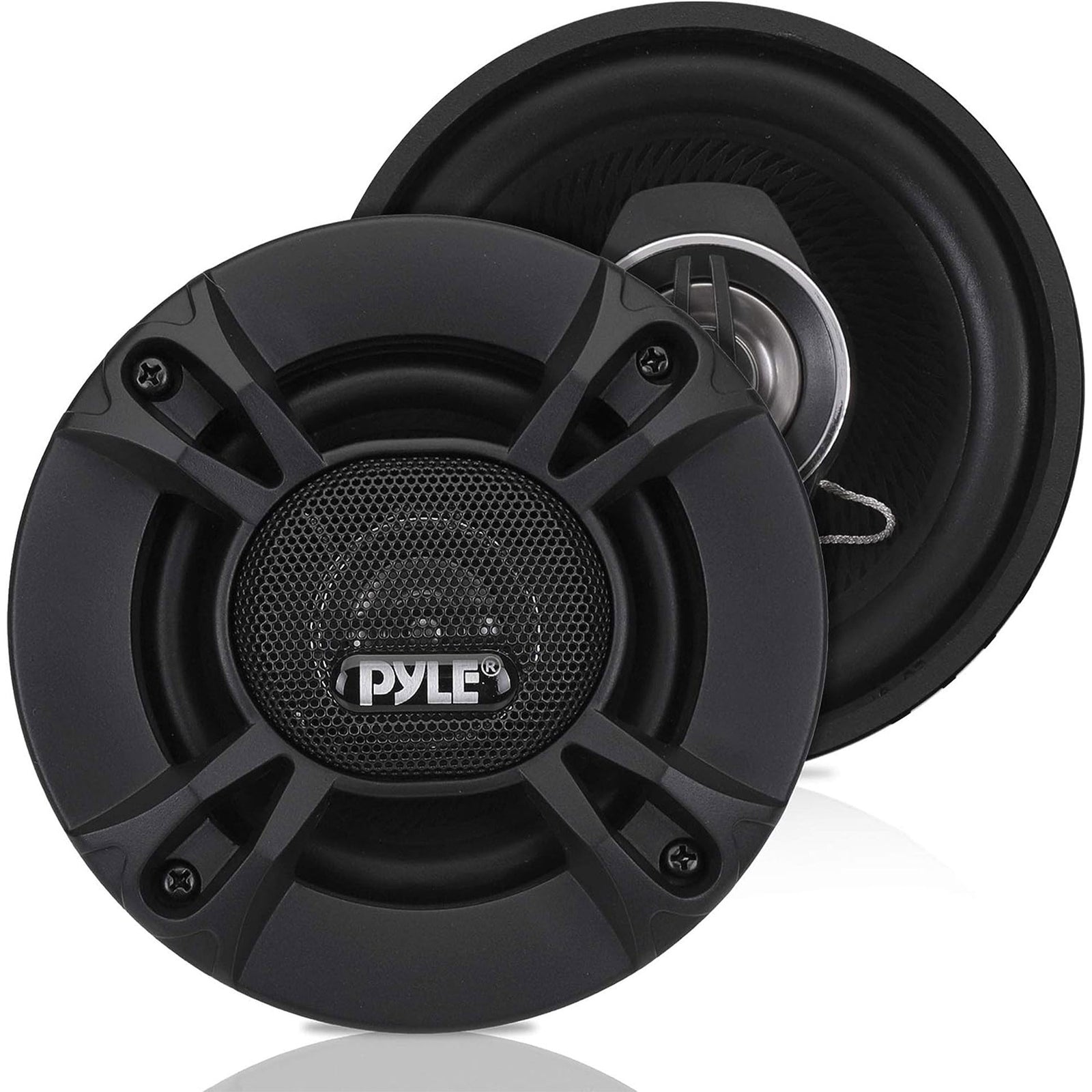 Pyle 2 Way Universal Car Stereo Speakers w/Door Panel Mount, Black (Used) - VMInnovations