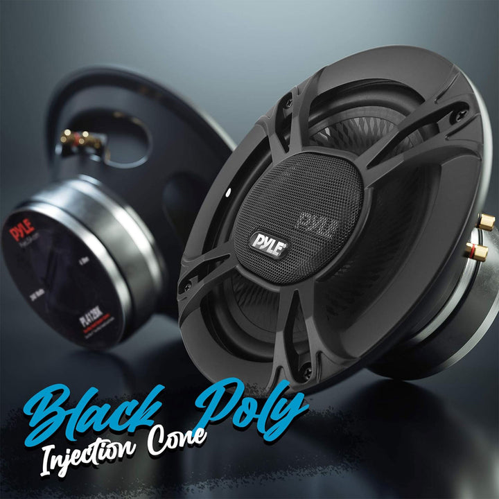 Pyle 2 Way Universal Car Stereo Speakers w/Door Panel Mount, Black (Used) - VMInnovations
