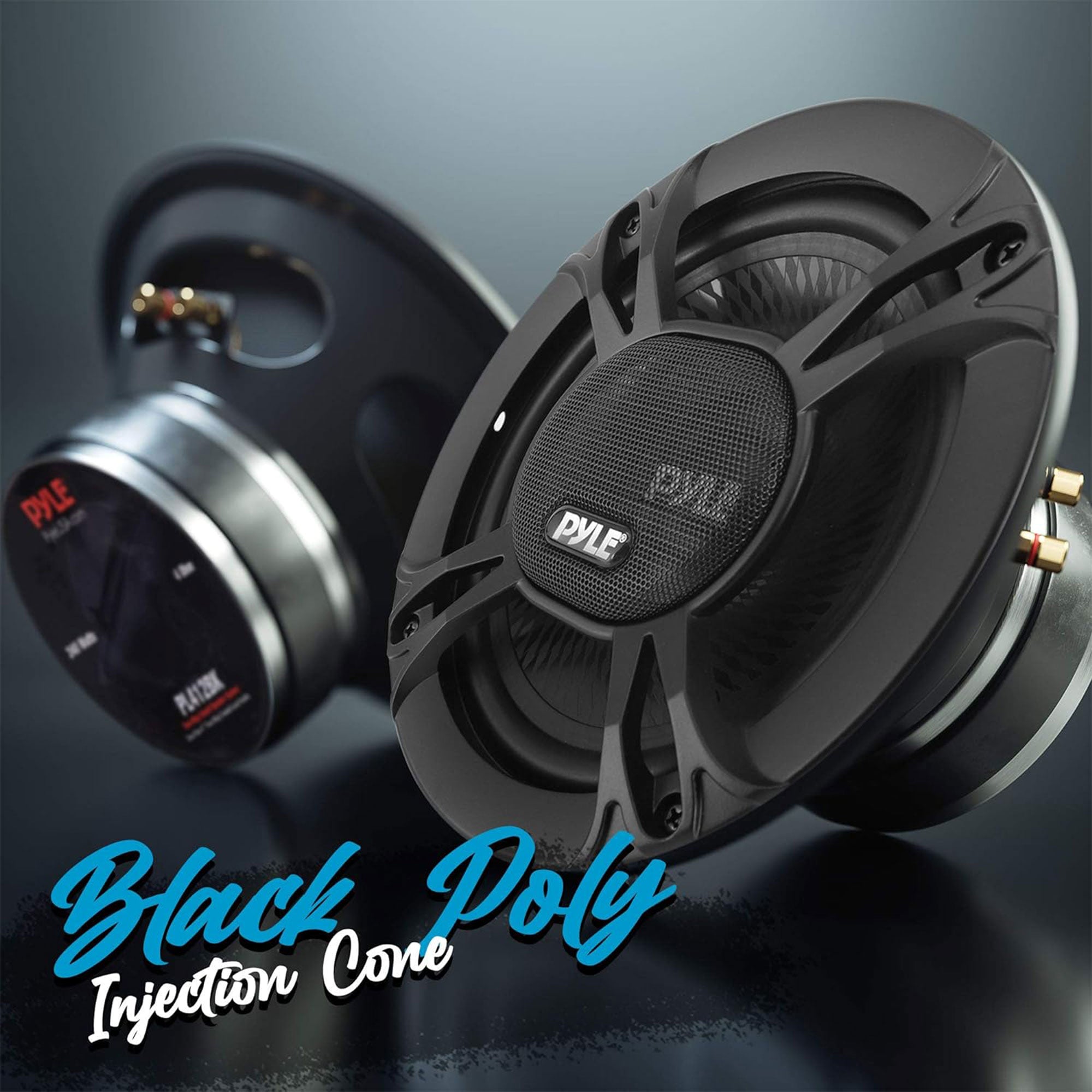 Pyle 2 Way Universal Car Stereo Speakers w/Door Panel Mount, Black (Used) - VMInnovations