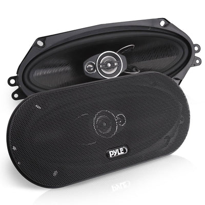 Pyle 4" 3 Way Triaxial Pro Audio Car Universal Stereo Speakers, (2pc) (Open Box) - VMInnovations