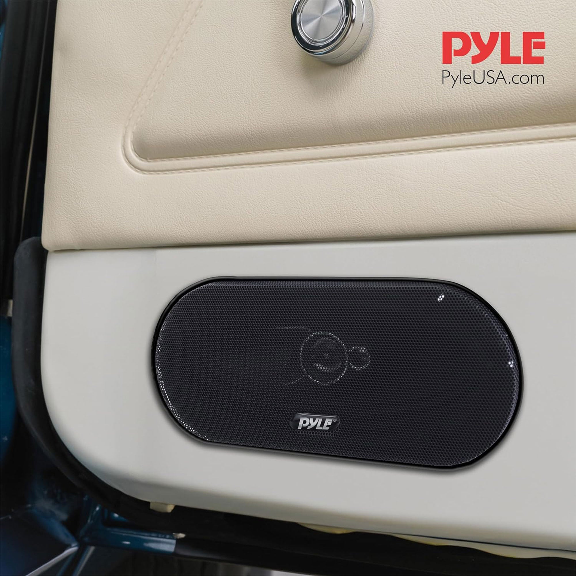 Pyle 4" 3 Way Triaxial Pro Audio Car Universal Stereo Speakers, (2pc) (Open Box) - VMInnovations