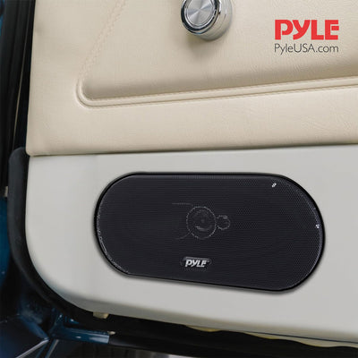 Pyle 4" 3 Way Triaxial Pro Audio Car Universal Stereo Speakers, (2pc) (Open Box) - VMInnovations