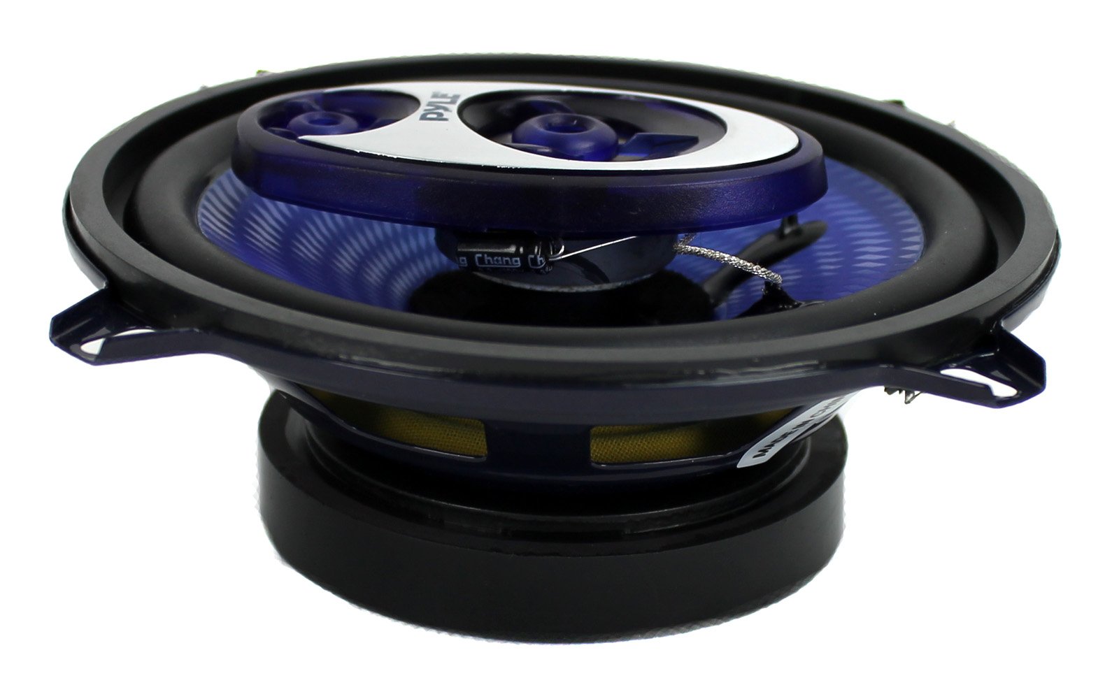 Pyle PL53BL 5.25" 200W 3-Way Car Audio Triaxial Speakers Stereo Blue (Pair)
