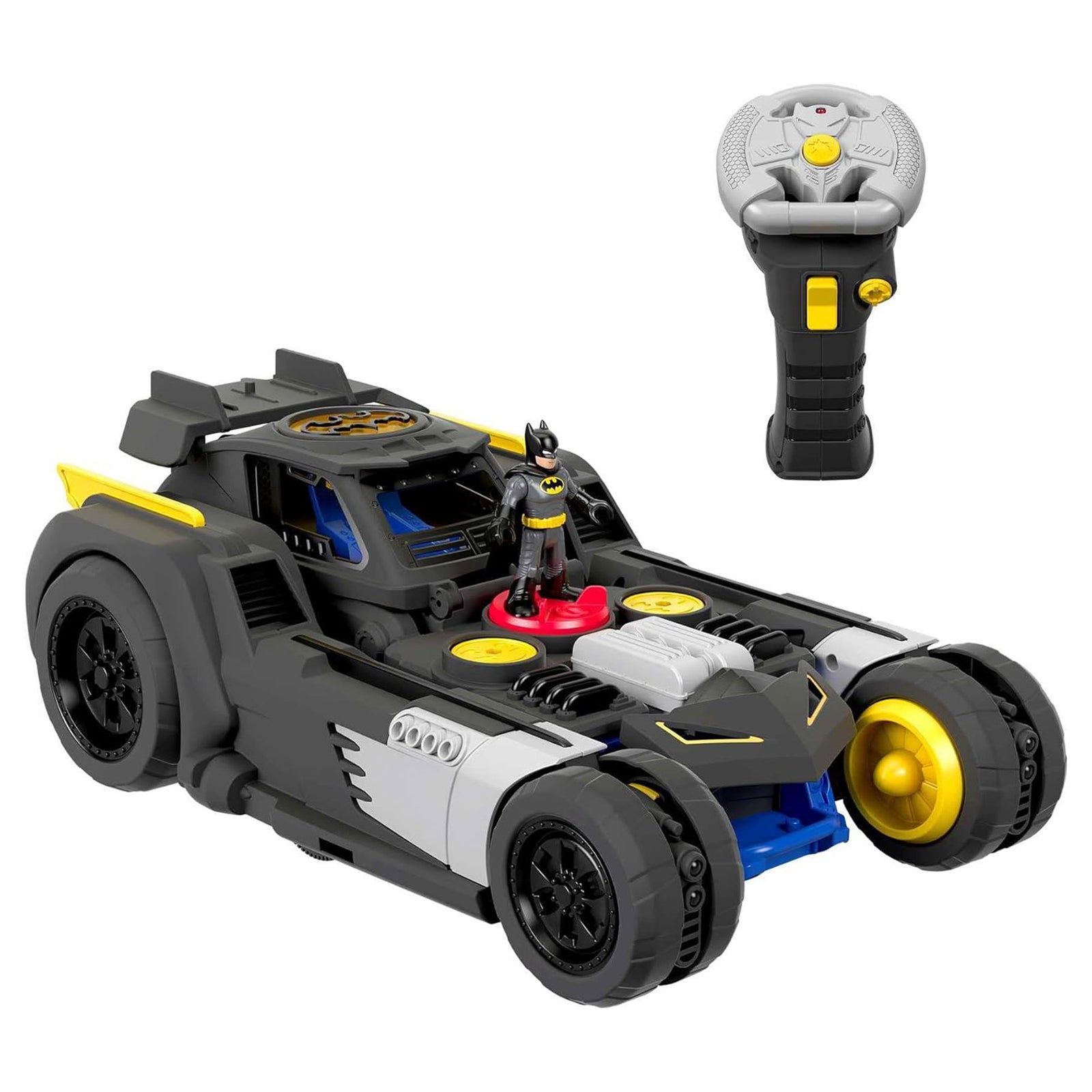 Fisher Price Imaginext DC Super Friends Batman Transforming Batmobile RC Car - VMInnovations