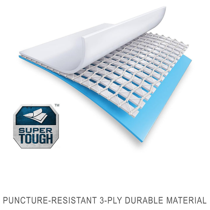 INTEX 28209EP Canopy Metal Frame Above Ground Pool: 6ft x 15in, Built-In Sprayer - VMInnovations