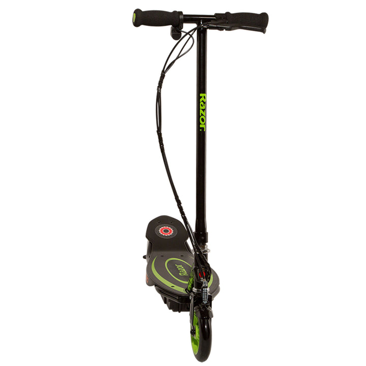 Razor Power Core Sleek Electric Scooter w/Push Button Throttle, Green (Open Box)