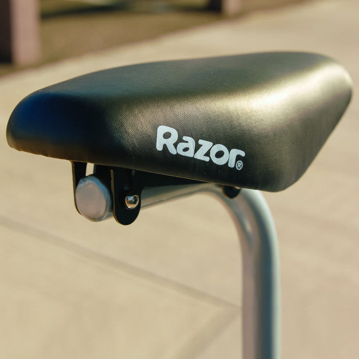 Razor E300S Seated Electric Scooter for Kids, Pneumatic Tires & Seat(Open Box)