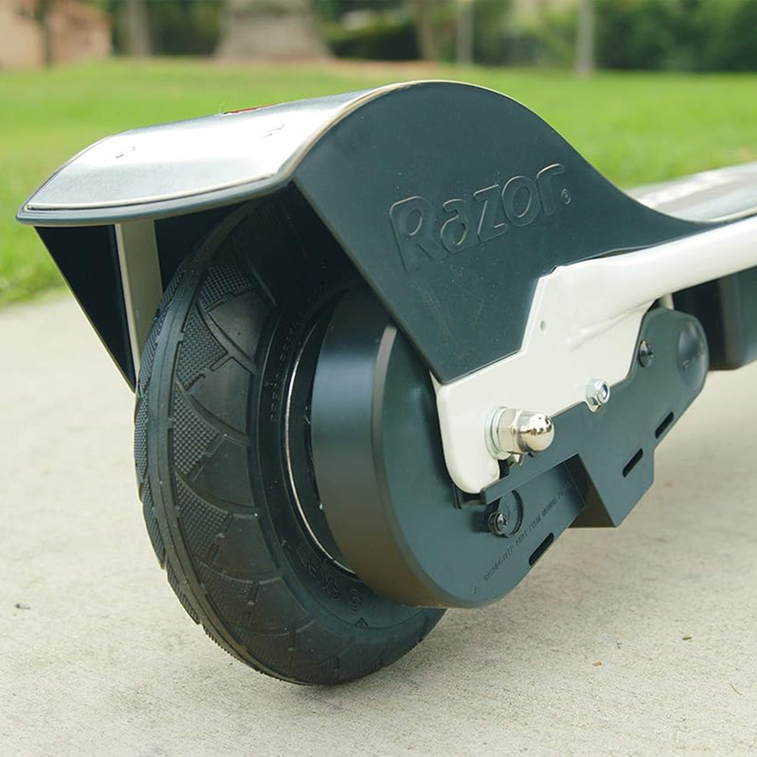 Razor Electric Scooter for Teens, Adults, 8” Pneumatic Tires, White/Red (Used)