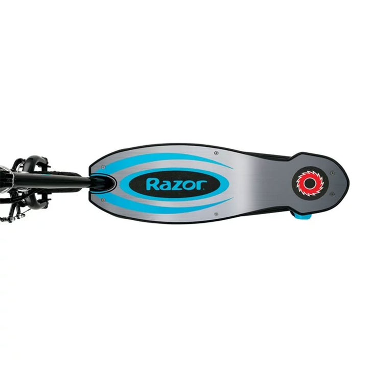 Razor Power E100 Electric Scooter w/Aluminum Deck & Hand Brake, Blue (For Parts)