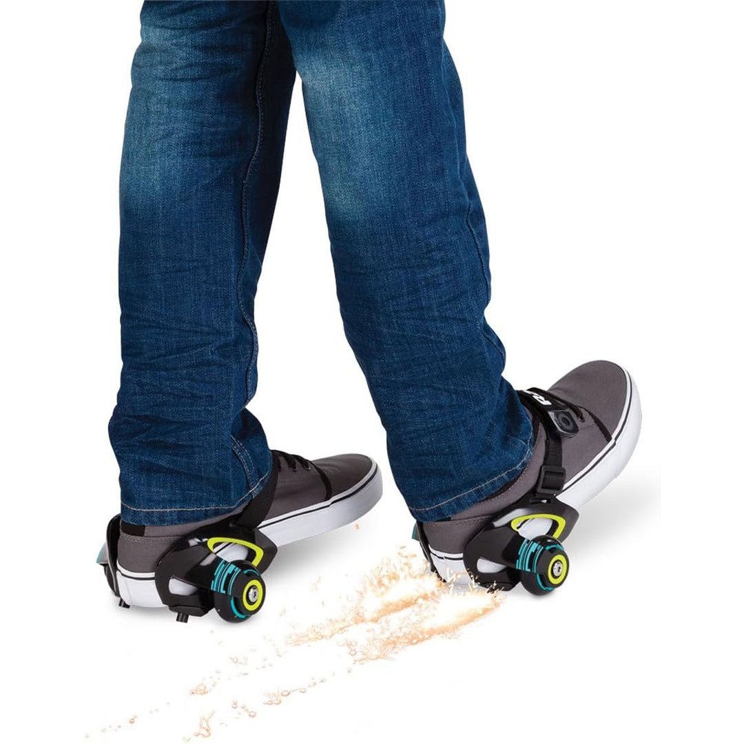 Razor Jetts Heel Wheels w/Included Spark Pads & Skid Pads, Green (Open Box)