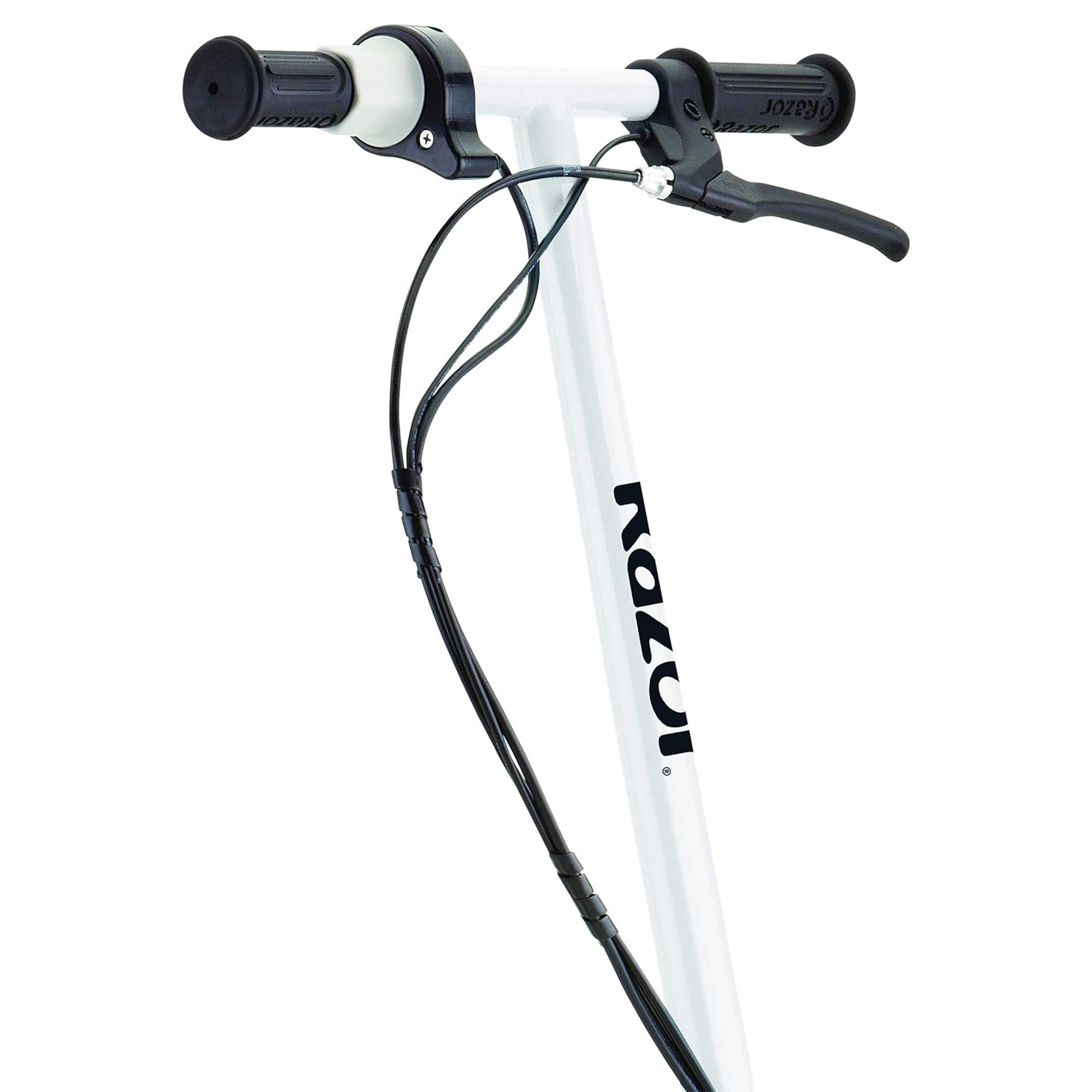 Razor Seated Electric 12 MPH Scooter w/ Twist Grip Throttle & Brake, White(Used) - VMInnovations