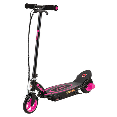Razor Power Core Sleek Electric Scooter with Push Button Throttle, Pink (Used) - VMInnovations
