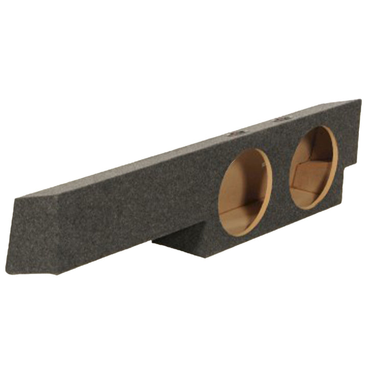 Q Power 10” Subwoofer Enclosure Enhanced Vehicle Audio F150 Super Crew, Grey