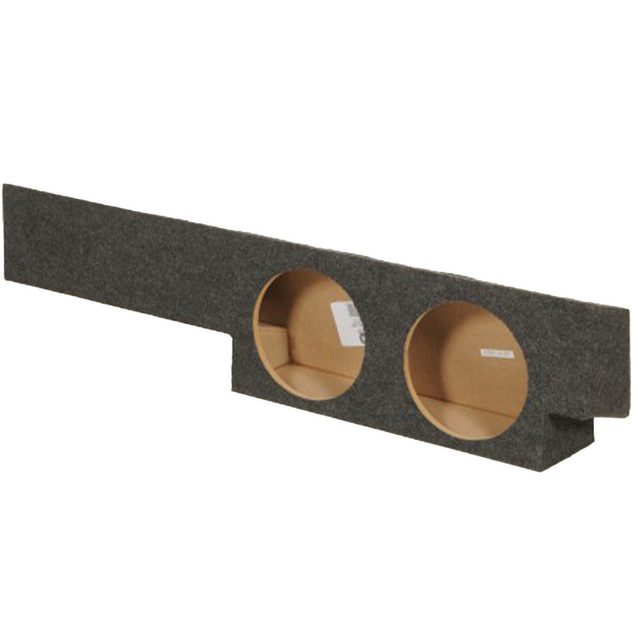 Q Power 10” Subwoofer Enclosure Enhanced Vehicle Audio F150 Super Crew, Grey