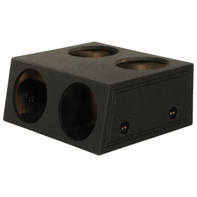 Q Power QBOMB124T Quad 12 Inch Sealed Subwoofer Box with Spray-On Bedliner - VMInnovations