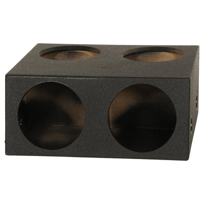 Q Power QBOMB124T Quad 12 Inch Sealed Subwoofer Box with Spray-On Bedliner - VMInnovations