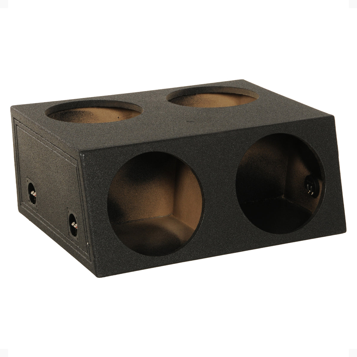 Q Power QBOMB124T Quad 12 Inch Sealed Subwoofer Box with Spray-On Bedliner - VMInnovations