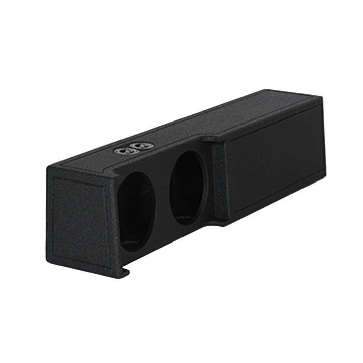 Q Power Dual 10" Ported Subwoofer Enclosure, 2019+ Dodge Crew, Audio Box, Black