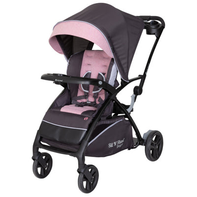 Baby Trend Sit N' Stand 5 in 1 Shopper Stroller with Canopy and Basket, Casis
