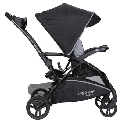 Baby Trend Sit N' Stand 5 in 1 Shopper Stroller with Canopy and Basket, Kona