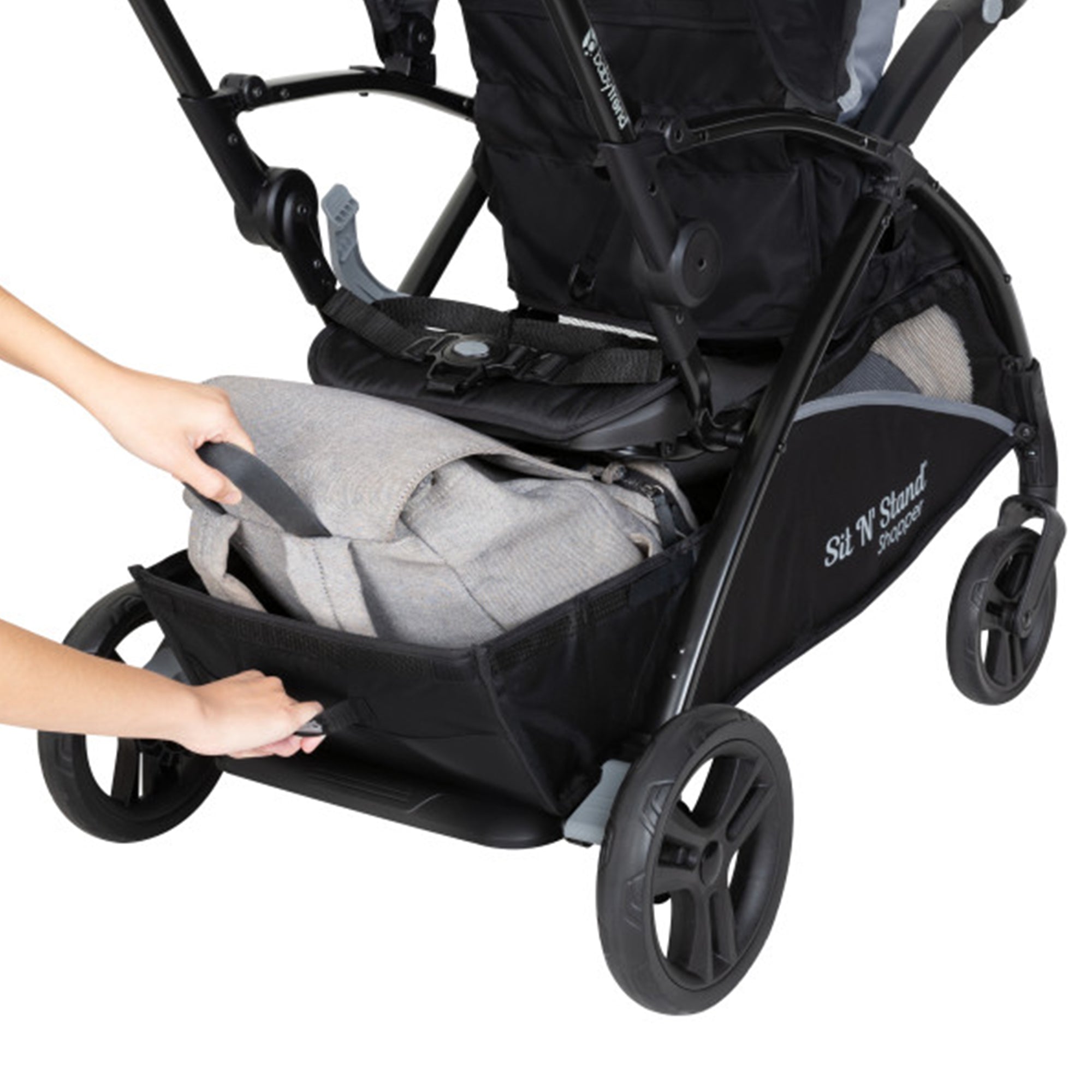 Baby Trend Sit N' Stand 5 in 1 Shopper Stroller with Canopy and Basket, Kona