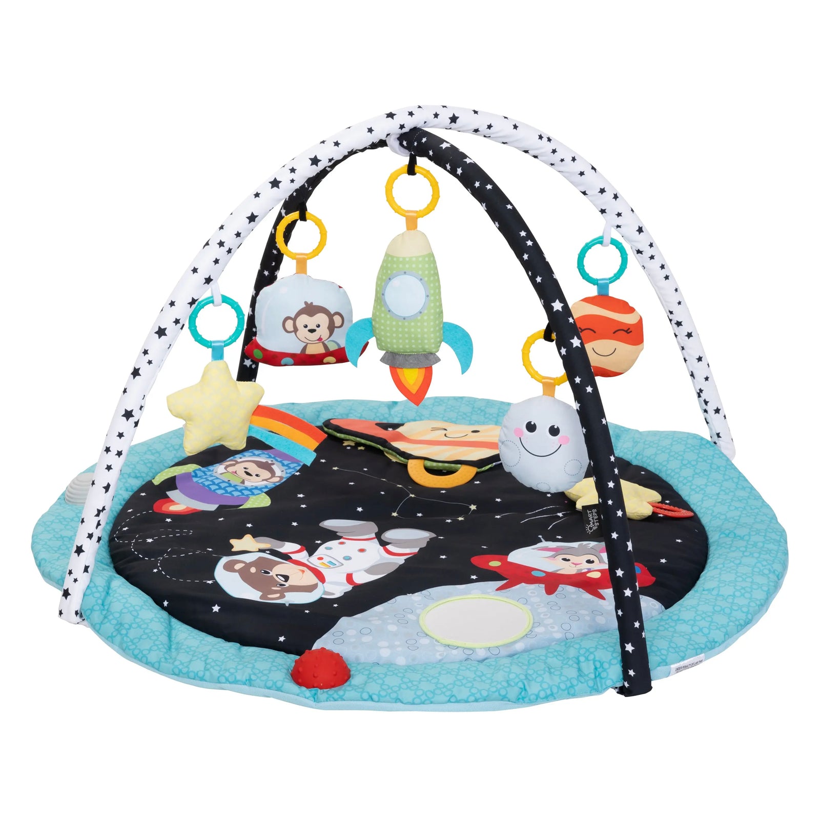 Smart Steps by Baby Trend Sensory Activity Center & Tummy Time Play Mat, Space - VMInnovations