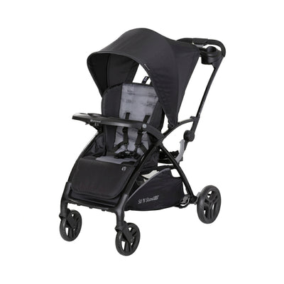 Baby Trend Sit N' Stand 2.0, 5-in-1 Stroller with Canopy and Basket, Simple Grey - VMInnovations