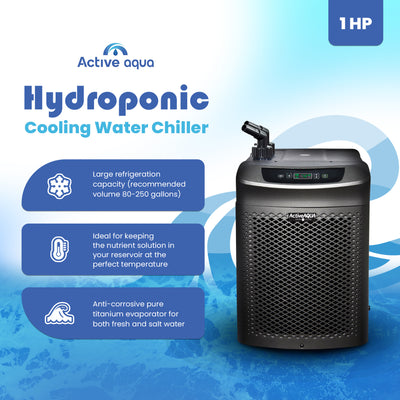 Active Aqua Water Chiller Cooling System with Remote Control, Black (For Parts) - VMInnovations