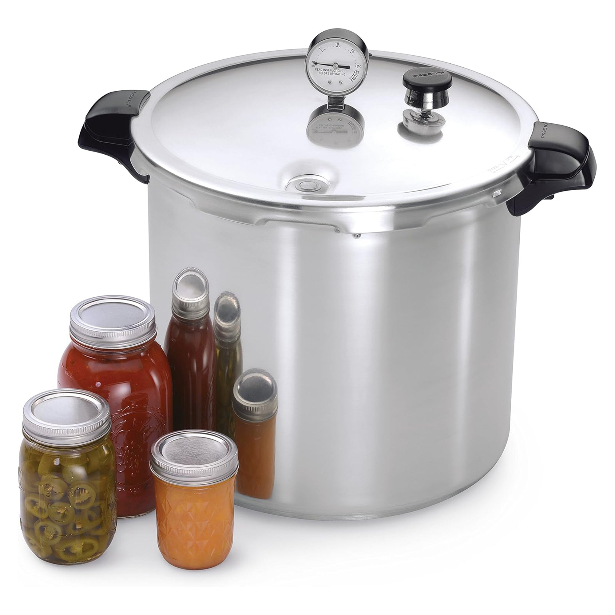 PRESTO 01781 23 Quart Aluminum Pressure Cooker Canner (Open Box)