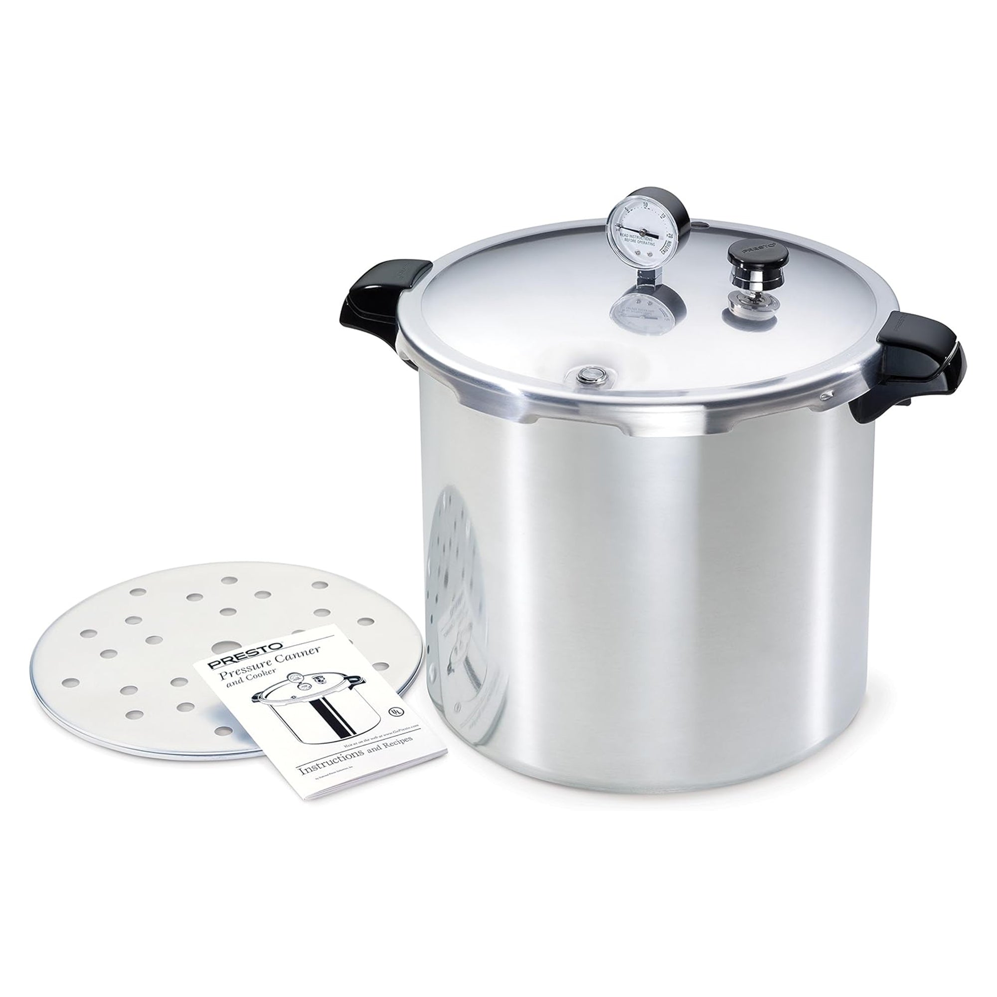 PRESTO 01781 23 Quart Aluminum Pressure Cooker Canner (Open Box)