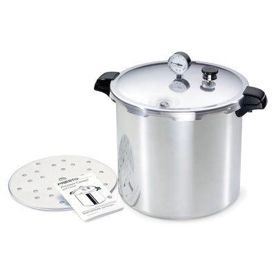 PRESTO 01781 23 Quart Aluminum Pressure Cooker Canner (Open Box)