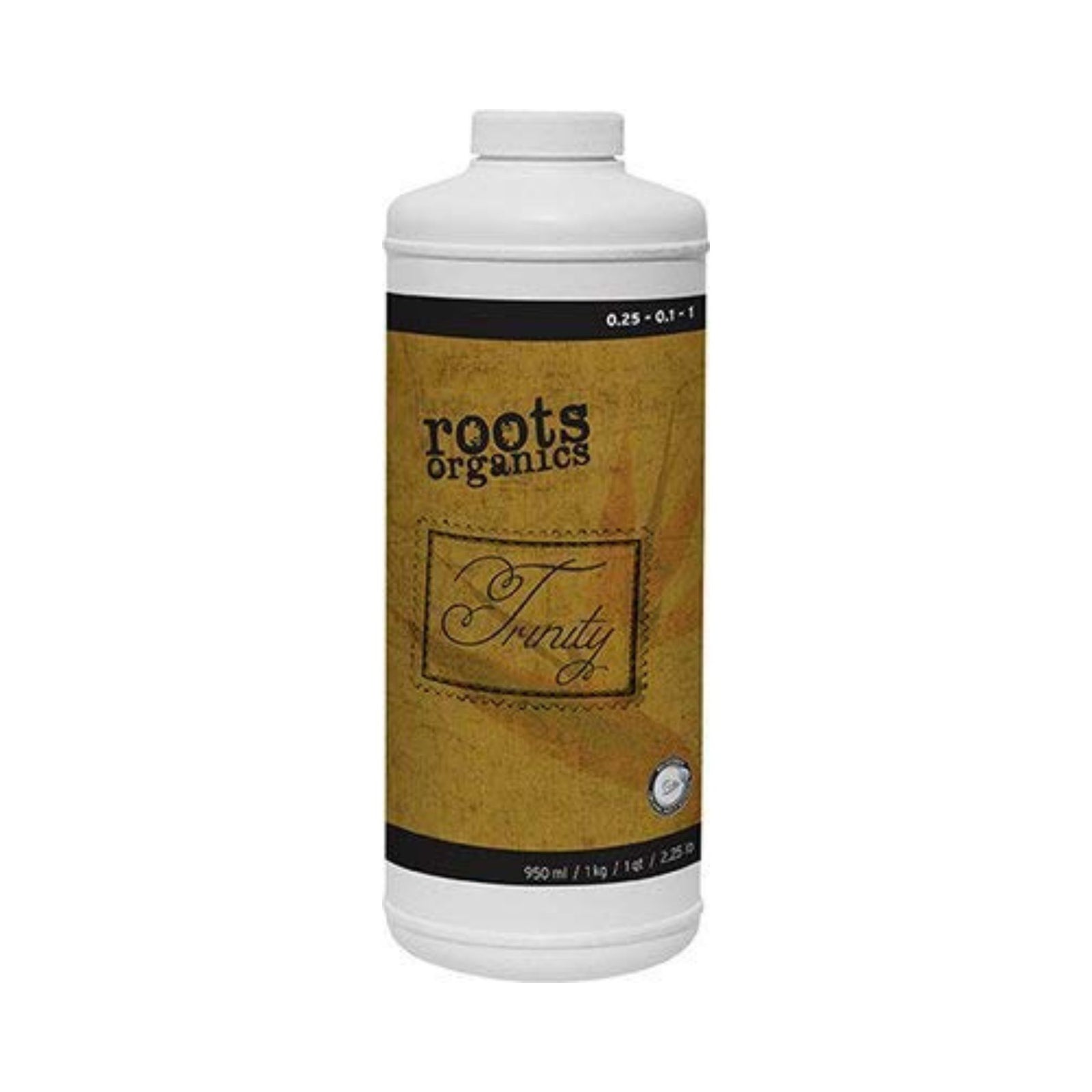 Roots Organics Trinity, Liquid Plant Food and Fertilizer Growth Formula, 1 Quart - VMInnovations