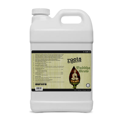 Roots Organics Buddha Grow, Liquid Plant Food and Growth Fertilizer, 2.5 Gallon - VMInnovations