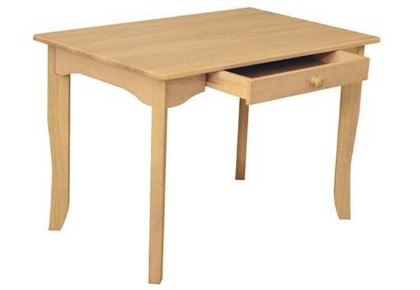 KidKraft Avalon Kids Table w/ Pull Out Drawer (Natural)