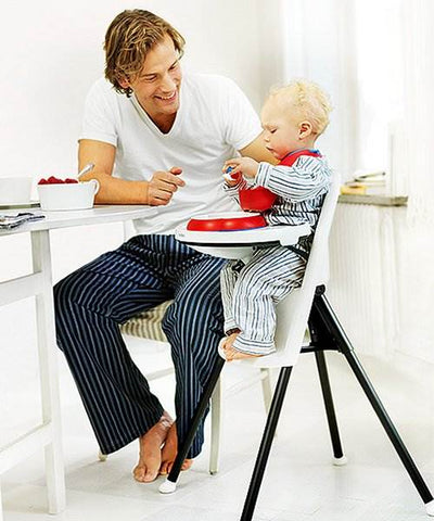BabyBjorn High Chair Baby Feeding Seat Smart Safety Lock - White