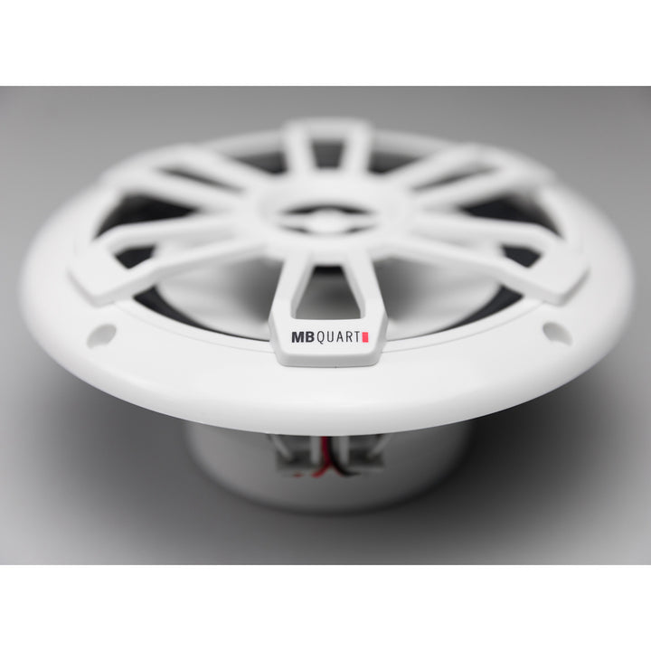 MB Quart NF1-116 Nautic Series Marine Coaxial Speakers, Pair, 6.5 Inches, White