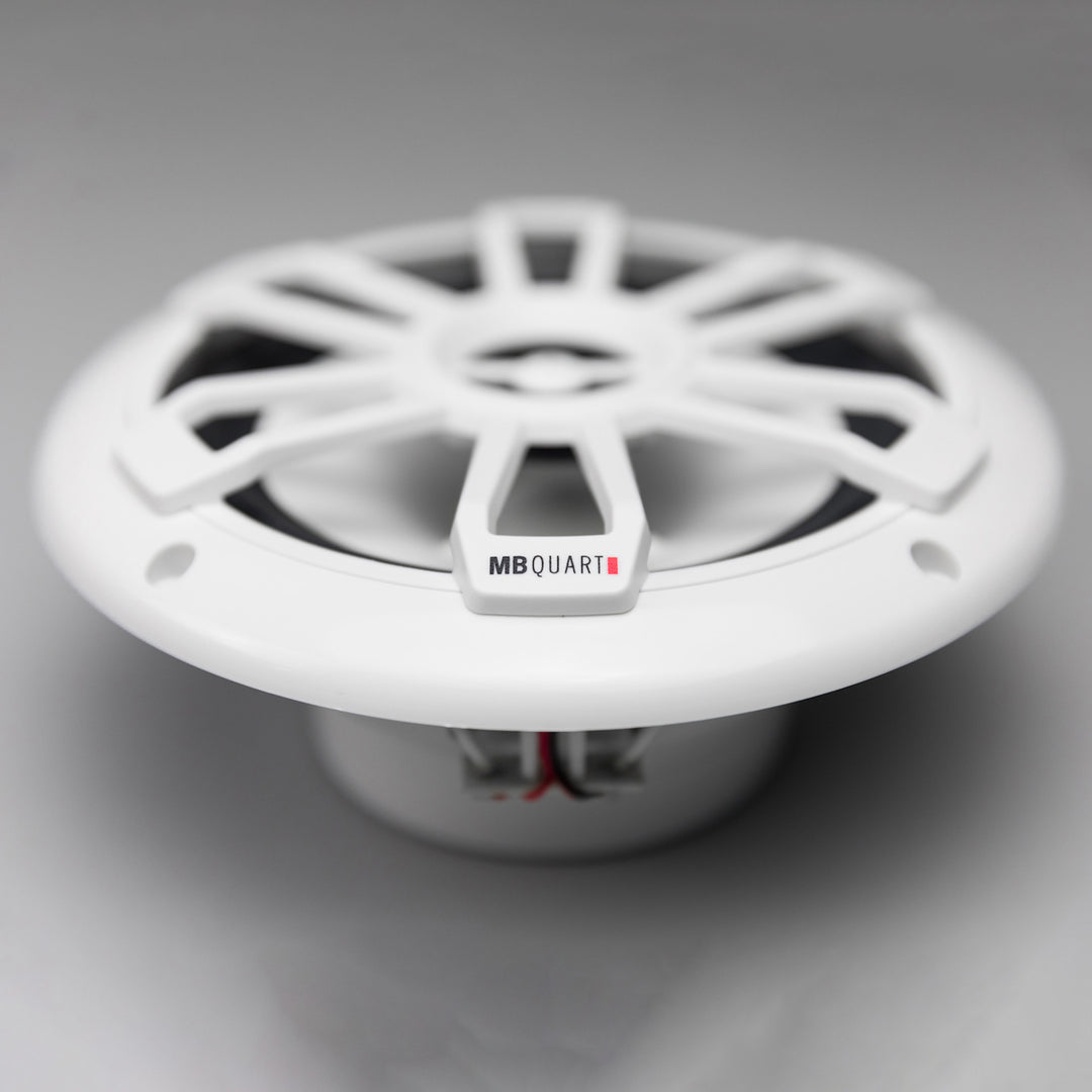 MB Quart NF1-116 Nautic Series Marine Coaxial Speakers, Pair, 6.5", White,2 Pack