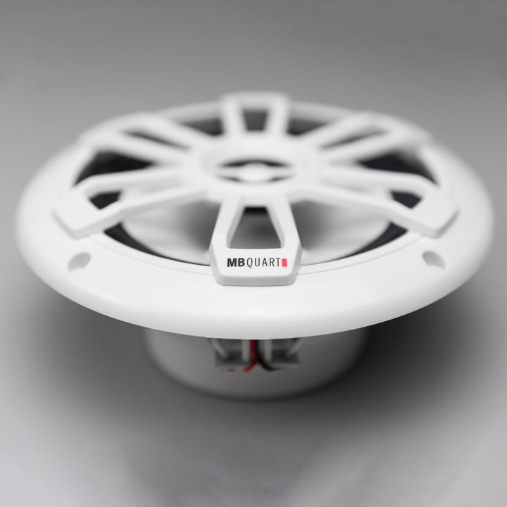 MB Quart NF1-116 Nautic Series Marine Coaxial Speakers, Pair, 6.5", White,2 Pack