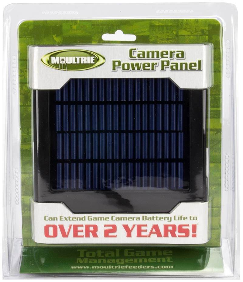 Moultrie Feeders Trail Game Camera 12 Volt Battery Solar Power Panel (Open Box)