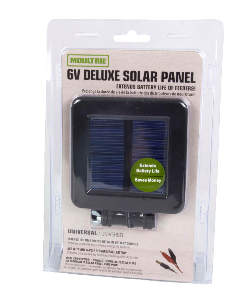 NEW! MOULTRIE Game Feeder 6 Volt Deluxe Solar Power Panel w/ Mounting Bracket