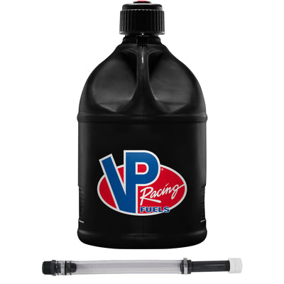 VP Racing Motorsport 5.5 Gallon Round Plastic Utility Jug Can & Deluxe 14" Hose
