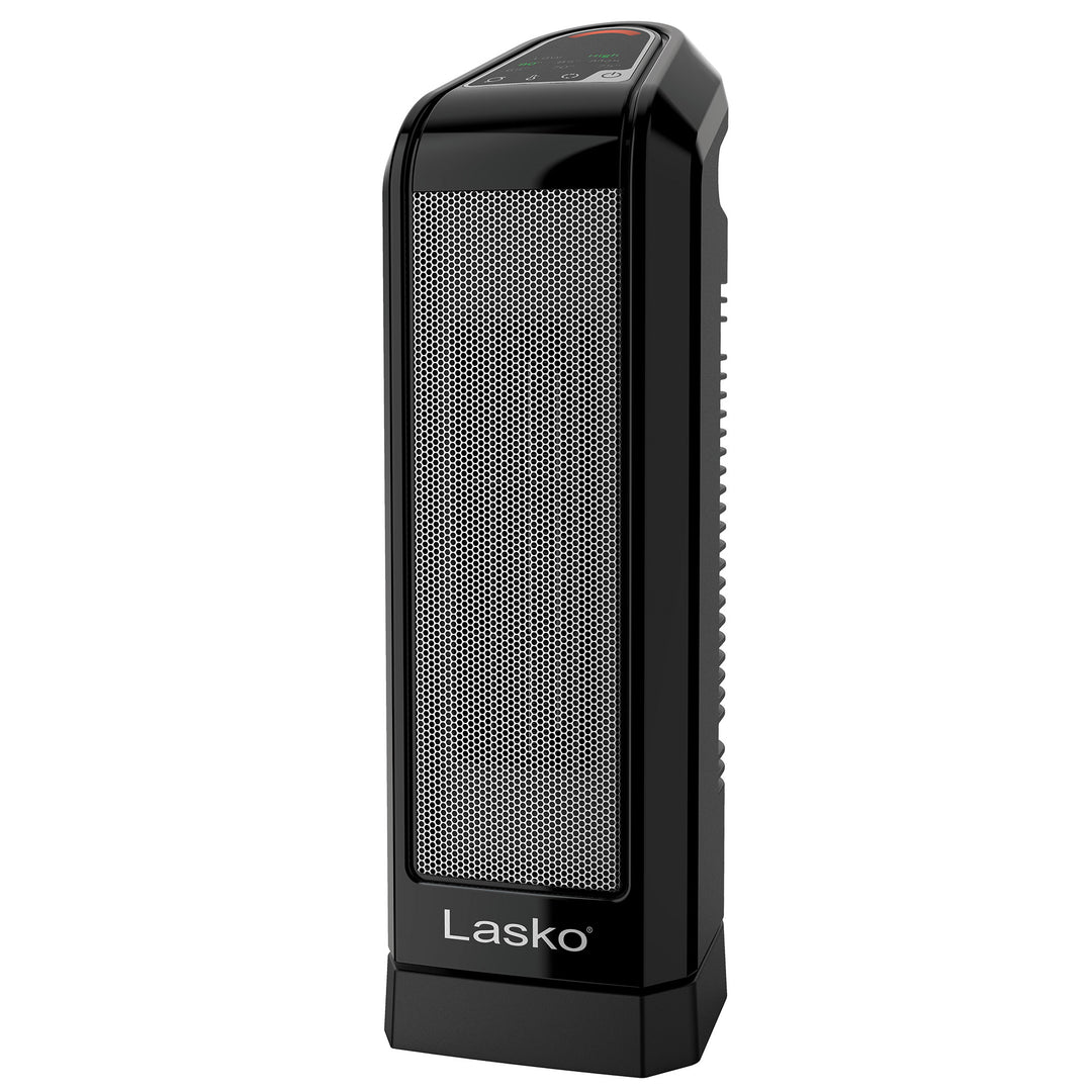 Lasko Ceramic Tower  Heater, 1500 Watt, Portable w/Thermostat, Black (Used)