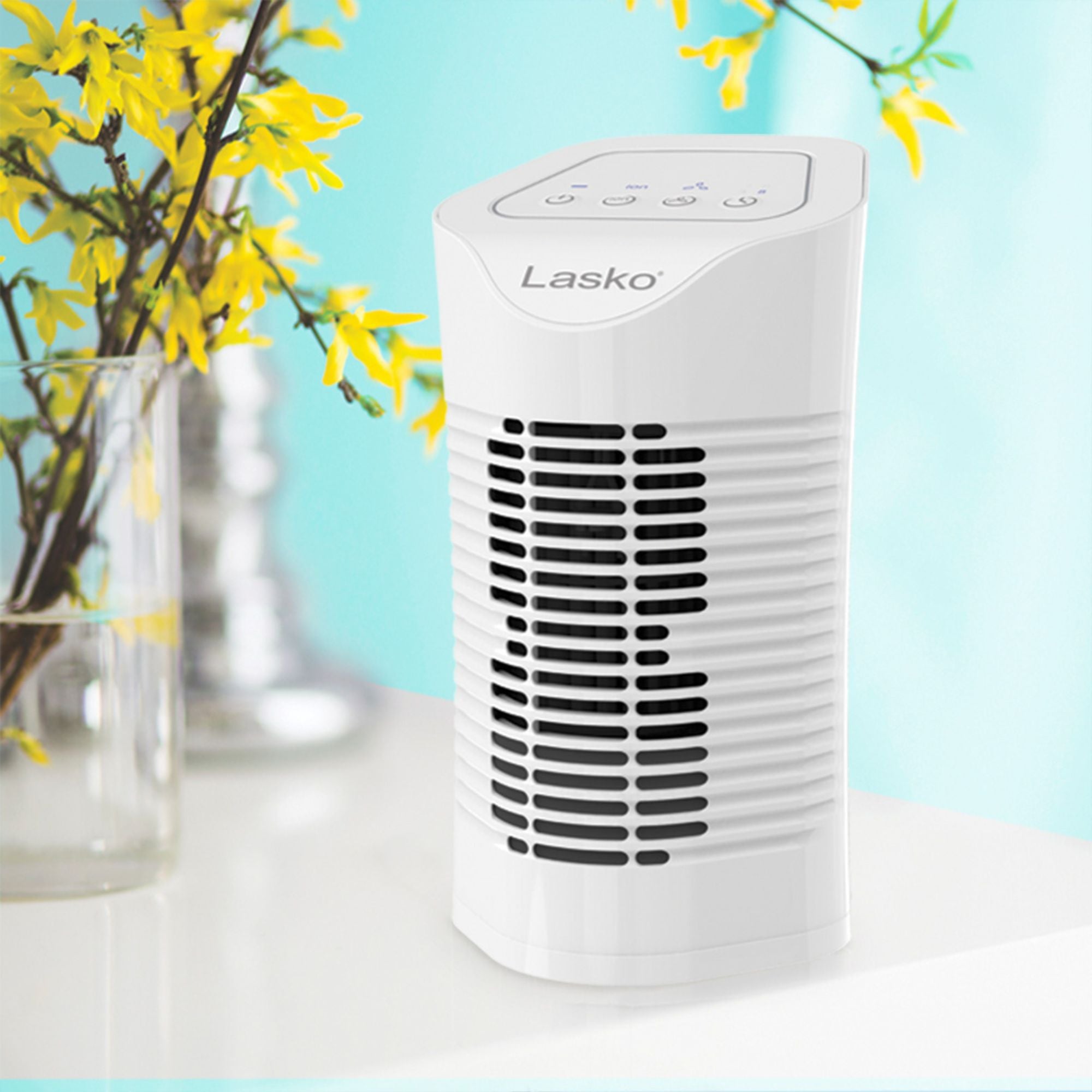 Lasko Desktop Air Purifier w/3-Stage Air Cleaning System, House Fan (Open Box)