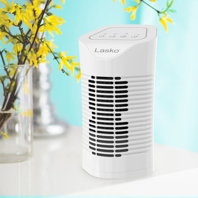 Lasko Desktop Air Purifier w/3-Stage Air Cleaning System, House Fan (Open Box)
