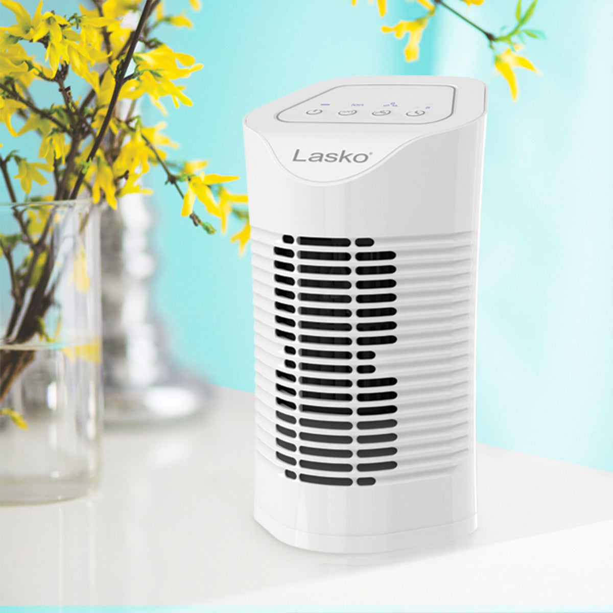 Lasko Desktop Air Purifier w/3-Stage Air Cleaning System, House Fan (Open Box)