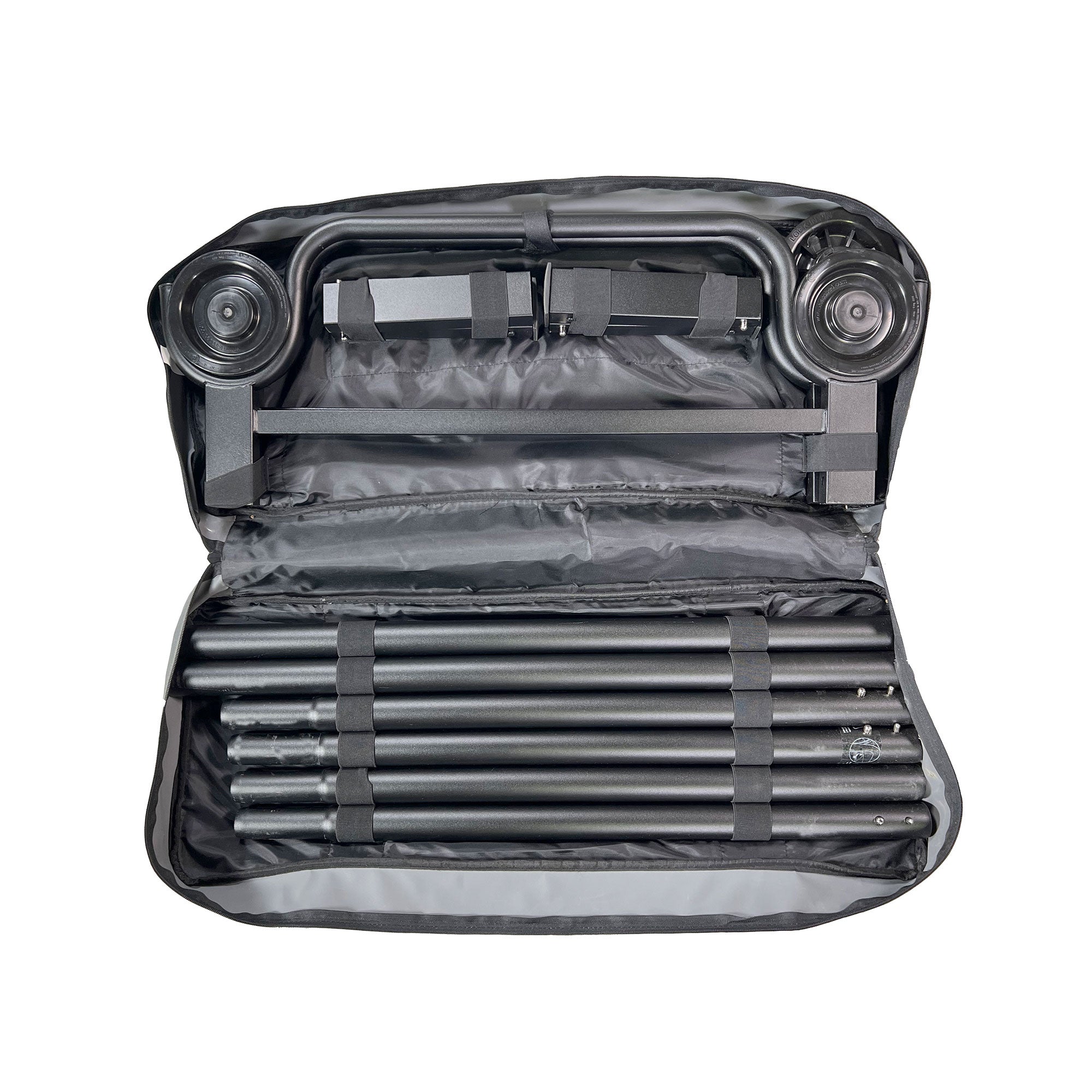 Disc-O-Bed Single Cot, Portable Sleep Solution for Tents & Cabins, Grey, Large - VMInnovations