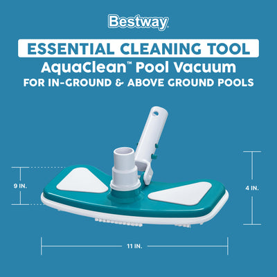 Bestway AquaClean Pool Vacuum, Filter Powered Suction Vacuum Cleaner with Brush - VMInnovations