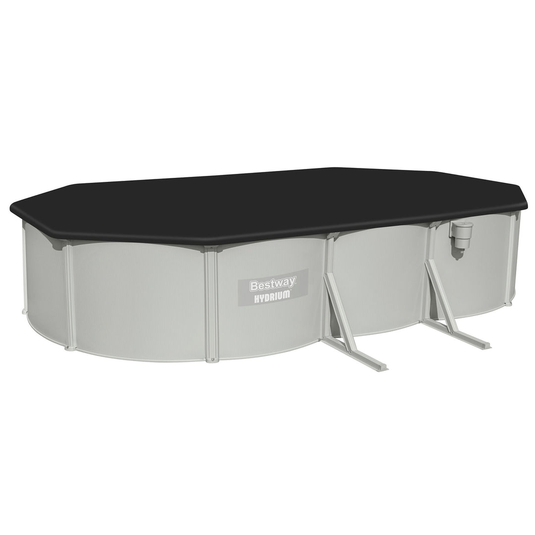 Bestway Hydrium 20’x12’x48” Steel Wall Oval Above Ground Swimming Pool(Open Box)