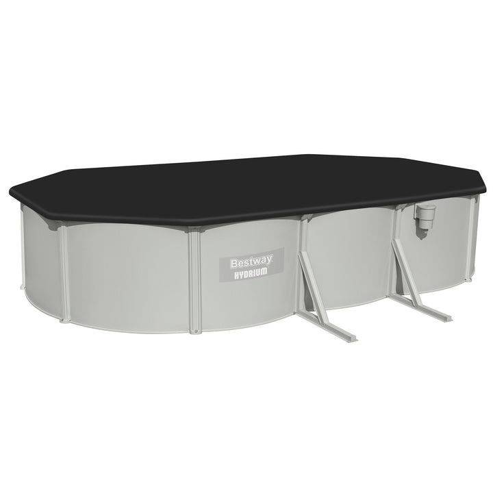 Bestway Hydrium 20’x12’x48” Steel Wall Oval Above Ground Swimming Pool(Open Box)